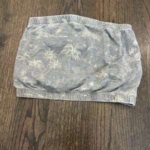 Palm tree tube top! So sweet